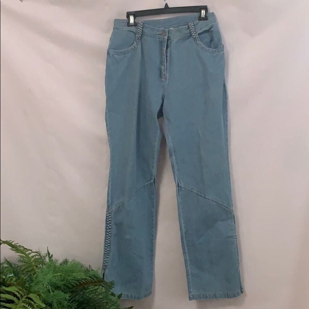 TOGETHER DEMIN HIGH WAIST JEANS SIZE 12